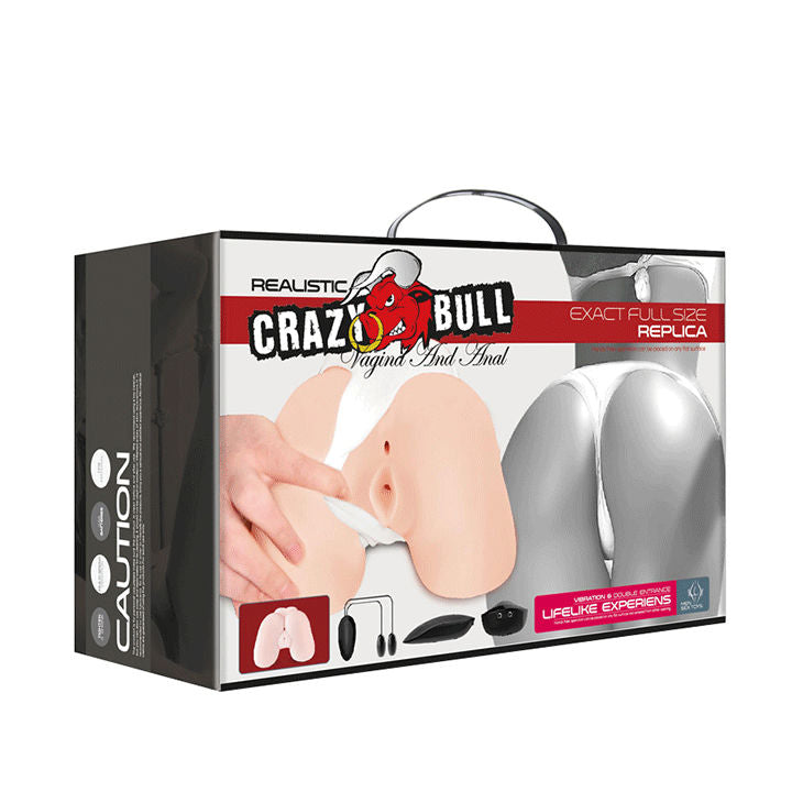 CRAZY BULL - VAGIN ET ANUS RÉALISTES AVEC POSITION DE VIBRATION 5 CRAZY BULL