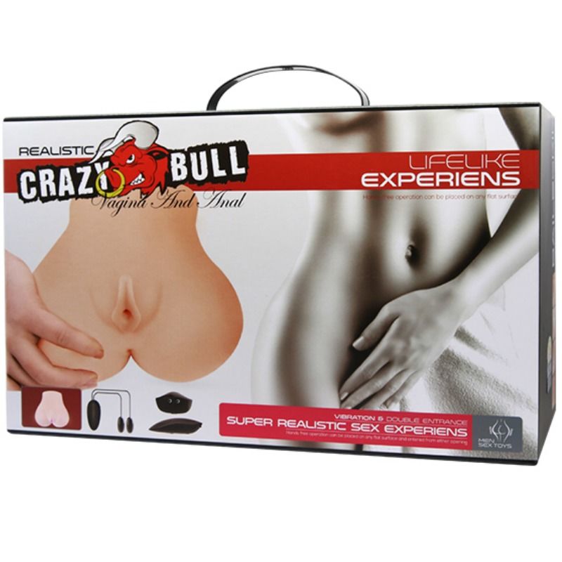 CRAZY BULL - VAGIN ET ANUS RÉALISTES AVEC POSITION DE VIBRATION 7 CRAZY BULL