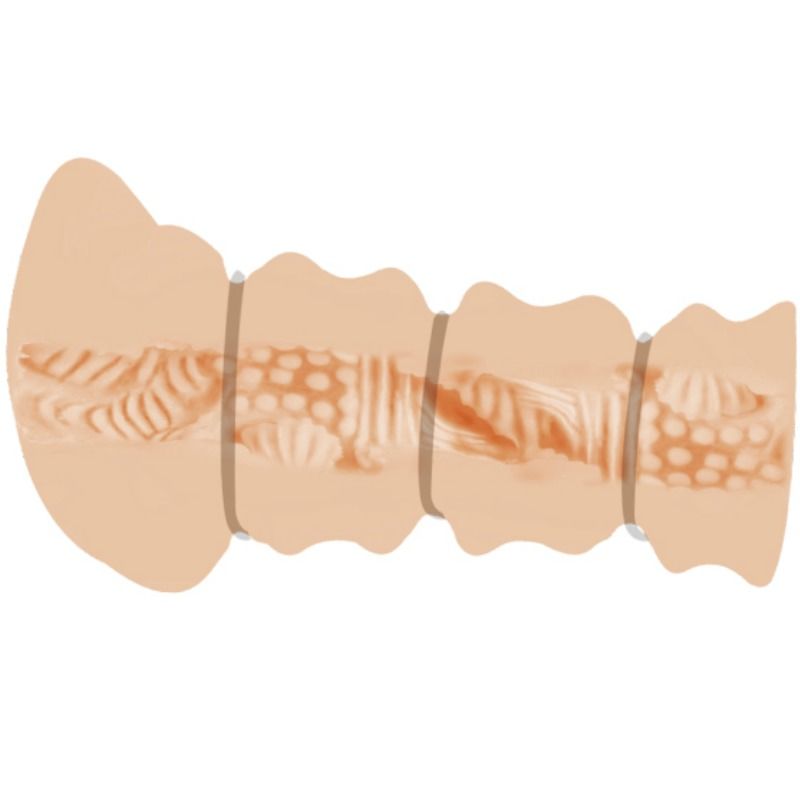 CRAZY BULL - MASTURBADOR AVEC ANNEAUX MODÈLE VAGIN 2 CRAZY BULL