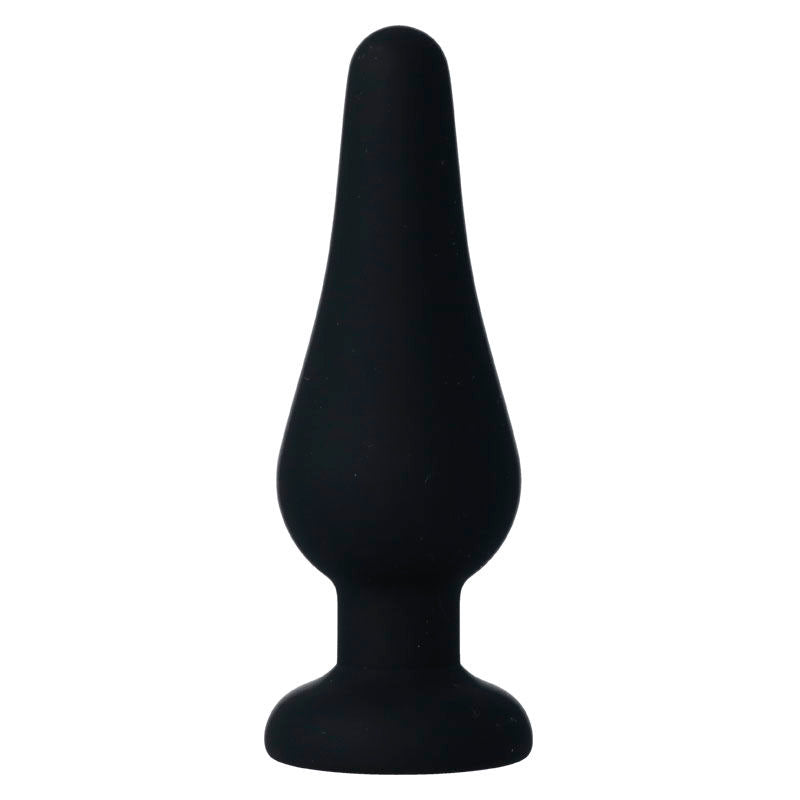 INTENSE - PLUG ANAL PIPO M SILICONE NOIR 11 CM INTENSE ANAL TOYS