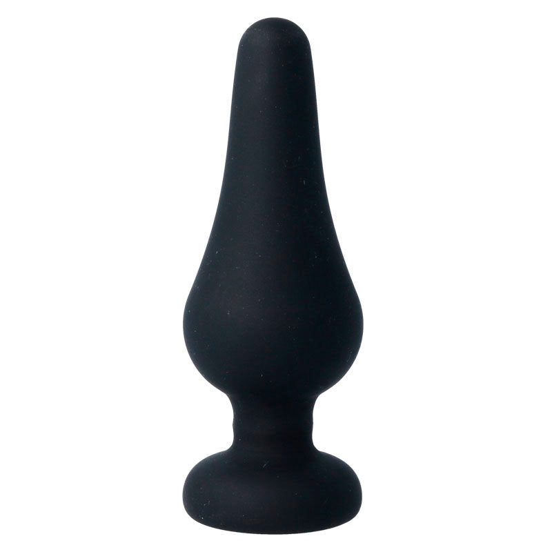 INTENSE - PLUG ANAL PIPO L SILICONE NOIR 13 CM INTENSE ANAL TOYS