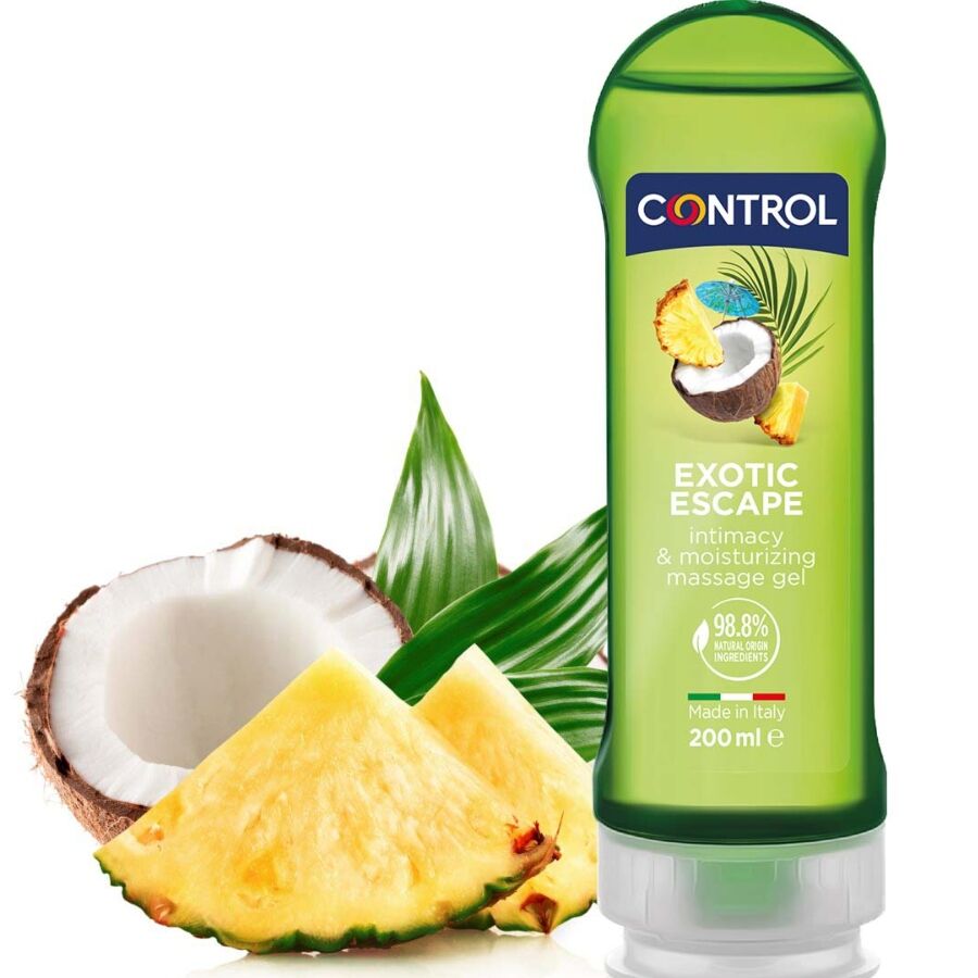 CONTROL - 2 EN 1 MASSAGE & PLAISIR EXOTIQUE 200 ML CONTROL LUBES