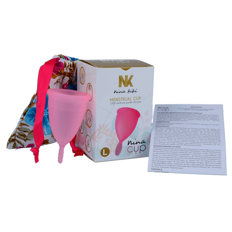NINA KIKÍ - COUPE MENSTRUELLE ROSE - TAILLE L NINA KIKÍ