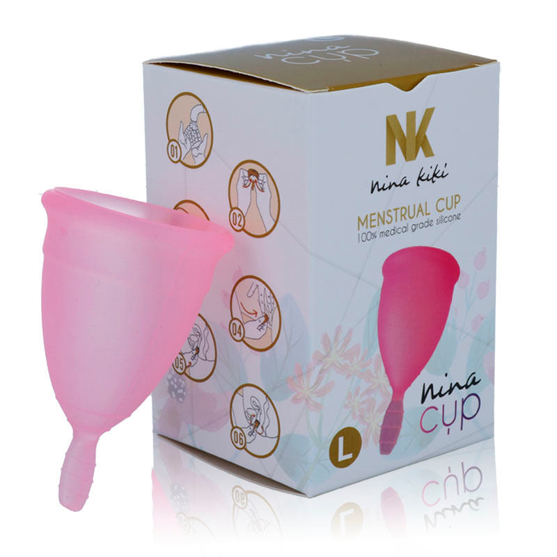 NINA KIKÍ - COUPE MENSTRUELLE ROSE - TAILLE L NINA KIKÍ