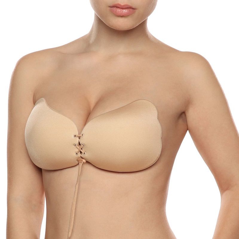 BYE-BRA - LACE-IT RENFORCEMENT PUSH-UP BEIGE BONNET C BYE BRA - BRAS