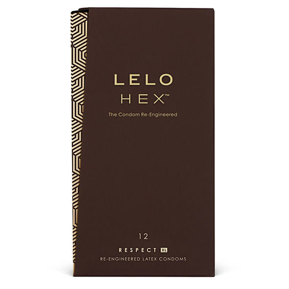 LELO - PRÉSERVATIFS HEX RESPECT XL PAQUET DE 12 LELO
