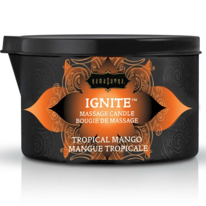 KAMASUTRA - BOUGIE DE MASSAGE MANCHE TROPICAL 170 GR KAMASUTRA COSMETICS