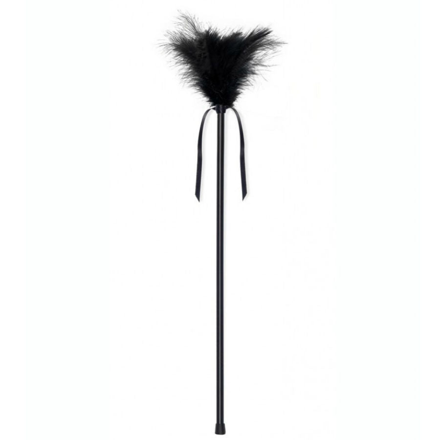 SECRETPLAY - PLUMES NOIRES 40 CM SECRETPLAY 100% FETISH