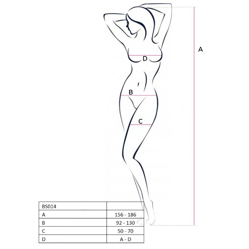 PASSION - FEMME BS014 BODYSTOCKING BLANC TAILLE UNIQUE PASSION WOMAN BODYSTOCKINGS