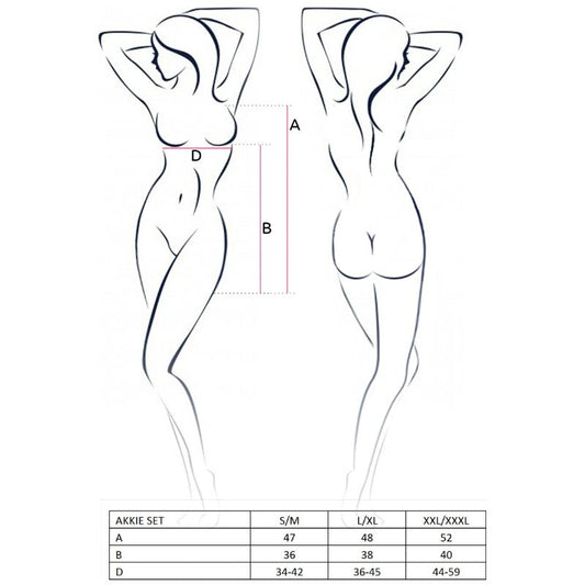 PASSION - FEMME AKKIE ENSEMBLE COSTUME DINFIRMIÈRE S/M PASSION WOMAN SETS