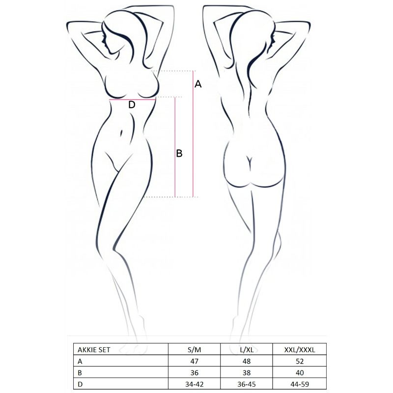 PASSION - FEMME AKKIE ENSEMBLE COSTUME DINFIRMIÈRE S/M PASSION WOMAN SETS