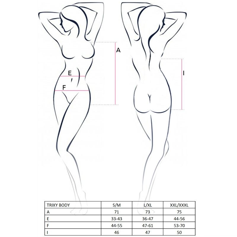 PASSION - FEMME TRIXY TEDDY NOIR TAILLE S/M PASSION WOMAN TEDDIES