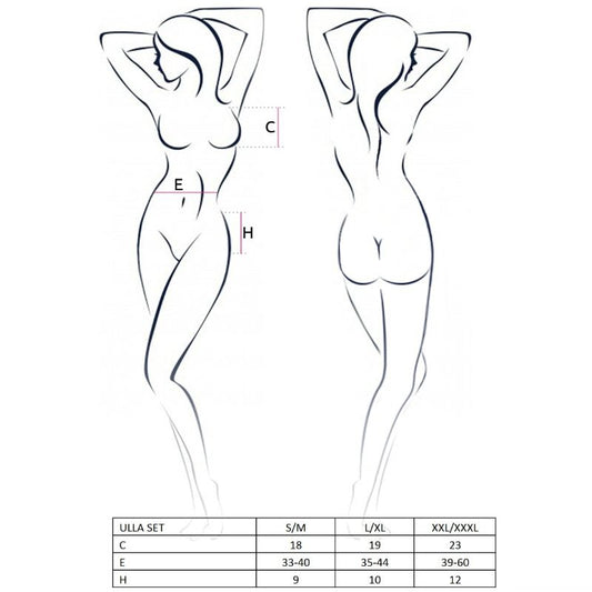 PASSION - ENSEMBLE FEMME ULLA TAILLE S/M PASSION WOMAN SETS