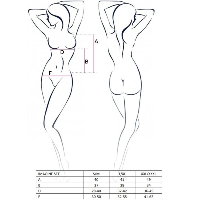 PASSION - ENSEMBLE FEMME IMAGINE TAILLE S/M PASSION WOMAN SETS