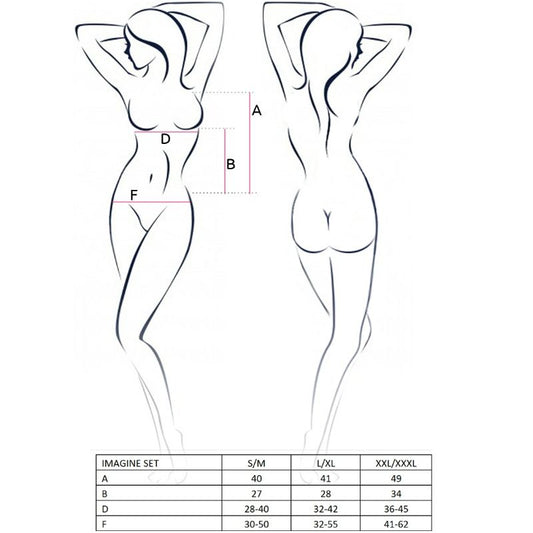 PASSION - ENSEMBLE FEMME IMAGINE TAILLE S/M PASSION WOMAN SETS