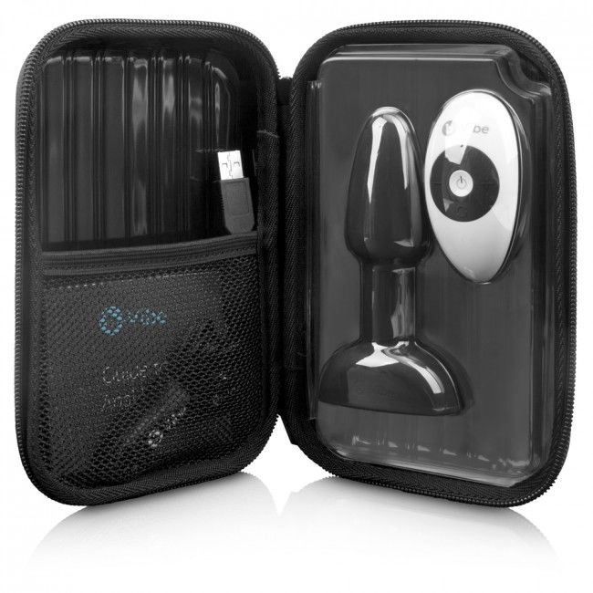 B-VIBE - RIMMING TÉLÉCOMMANDE PLUG ANAL PETITE NOIR B-VIBE