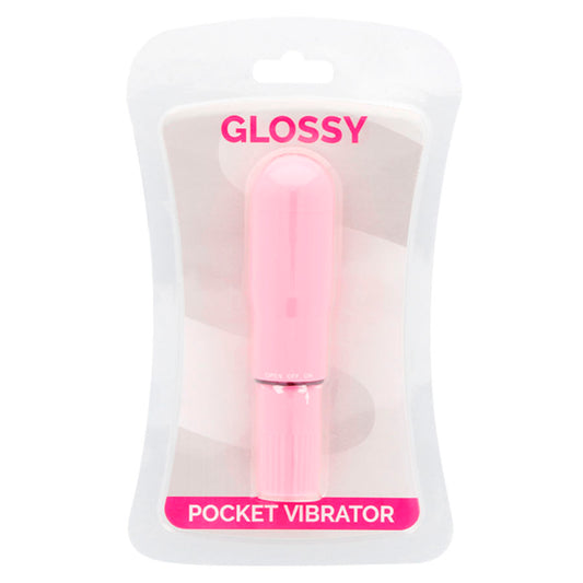 GLOSSY - VIBRATEUR DE POCHE ROSE GLOSSY