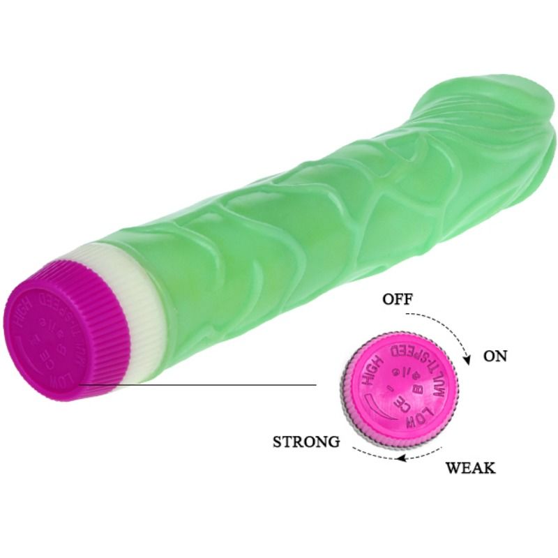 BAILE - VIBRATEUR VAGUES DE PLAISIR 23 CM VERT BAILE VIBRATORS