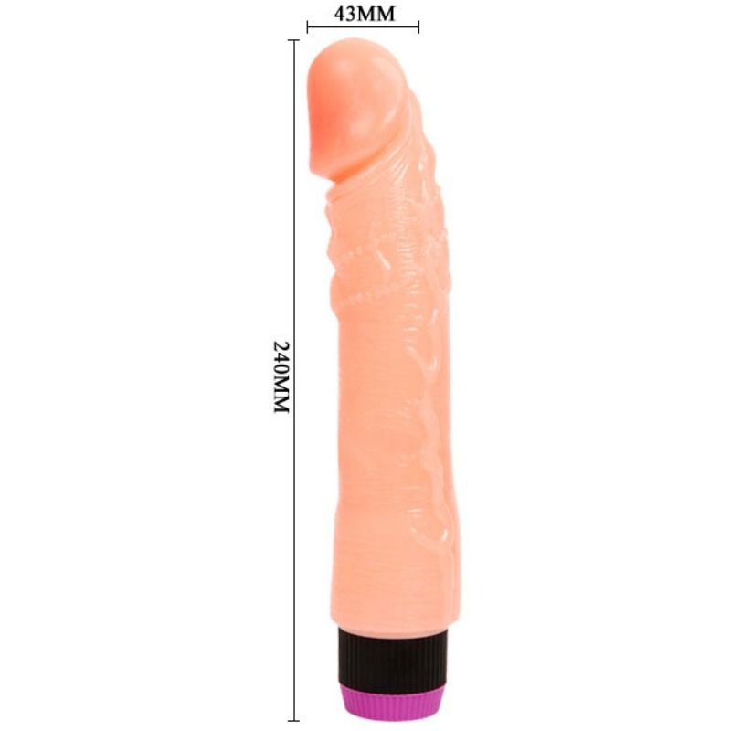 BAILE - VIBRATEUR NATUREL FLEXIBLE RÉALISTE 24 CM BAILE VIBRATORS