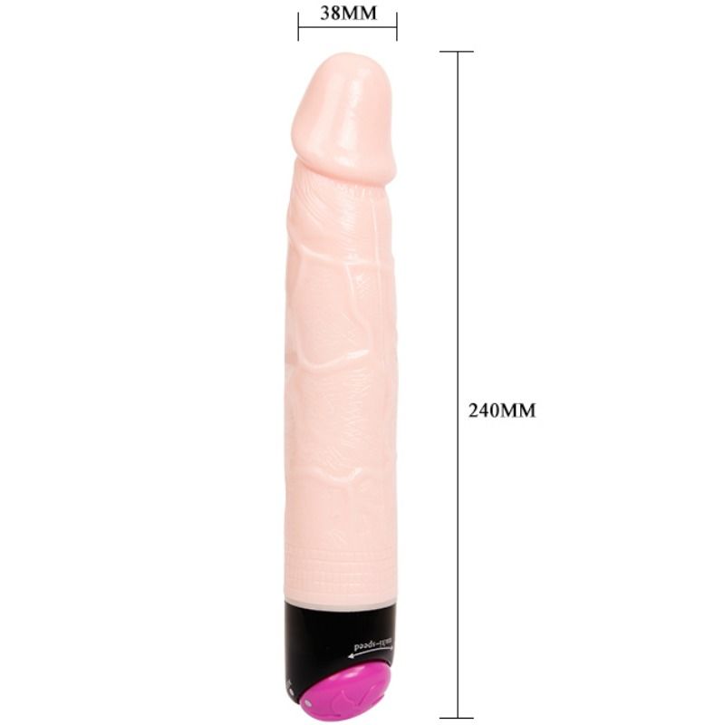 BAILE - VIBRATION ET ROTATION SEXUELLES COLORÉES 24 CM BAILE