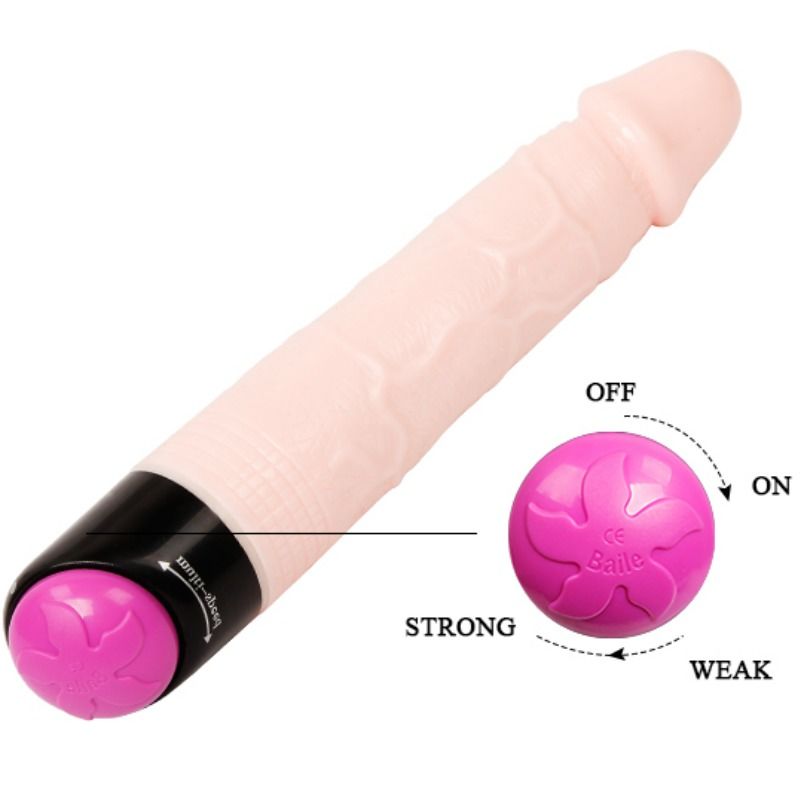 BAILE - VIBRATION ET ROTATION SEXUELLES COLORÉES 24 CM BAILE