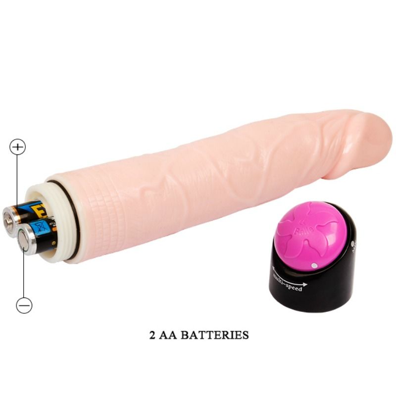 BAILE - VIBRATION ET ROTATION SEXUELLES COLORÉES 24 CM BAILE