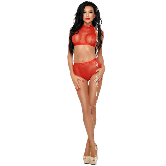 ME-SEDUCE - MONA SET ROUGE S/M ME-SEDUCE SET