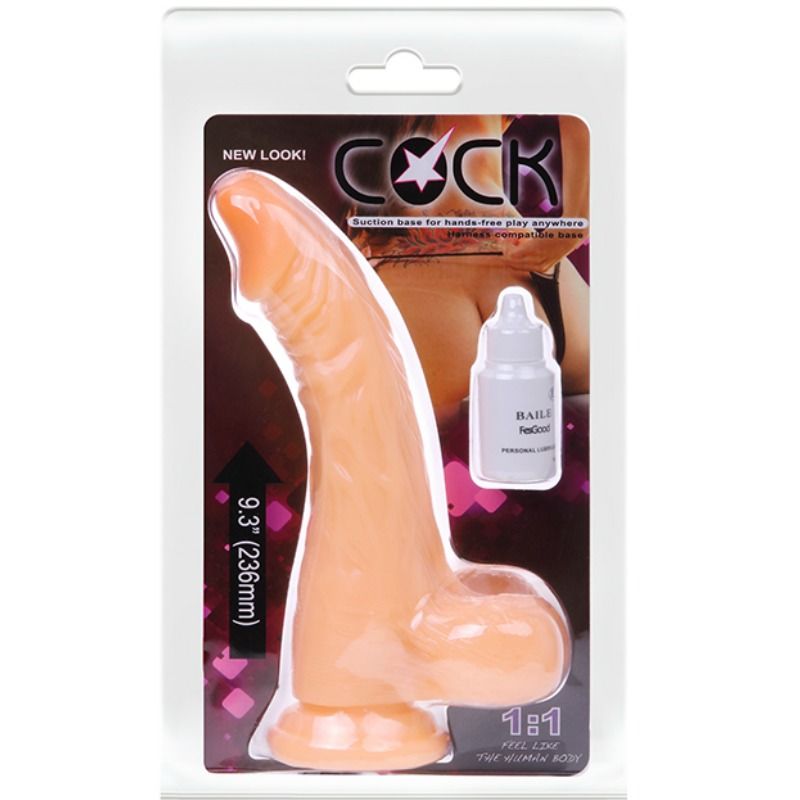 BAILE - GODE  BITE RÉALISTE AVEC VIBRATION BAILE VIBRATORS