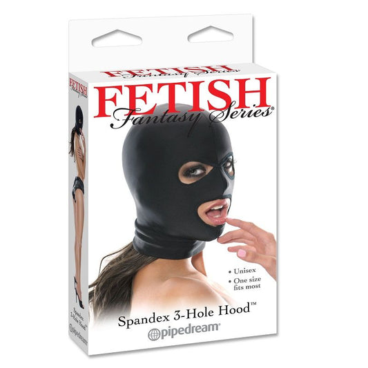 FETISH FANTASY SERIES - CAPUCHE 3 TROUS SPANDEX FETISH FANTASY SERIES