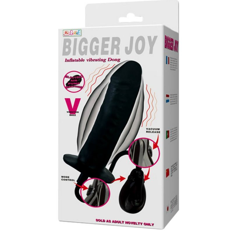 BAILE - GODE GONFLABLE BIGGER JOY AVEC VIBRATION 16 CM BAILE STIMULATING