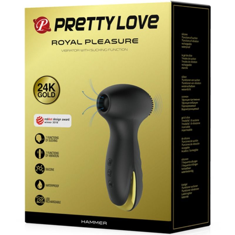 PRETTY LOVE - MARTEAU INTELLIGENT À VIBRATION ET ASPIRATION PRETTY LOVE SMART