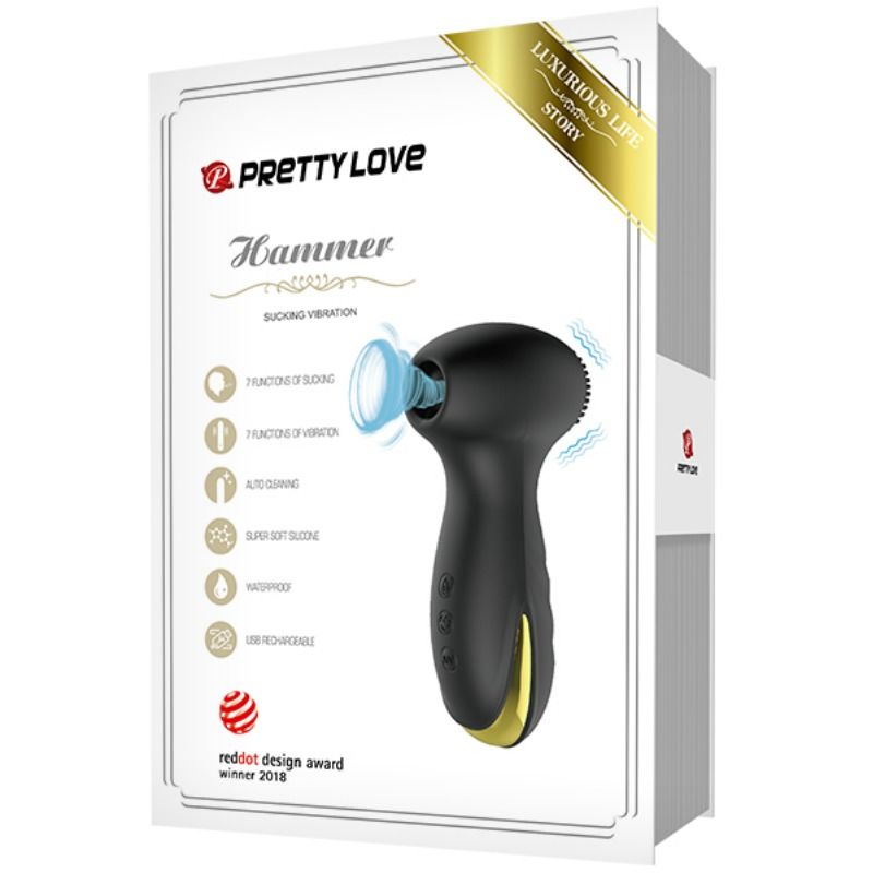 PRETTY LOVE - MARTEAU INTELLIGENT À VIBRATION ET ASPIRATION PRETTY LOVE SMART