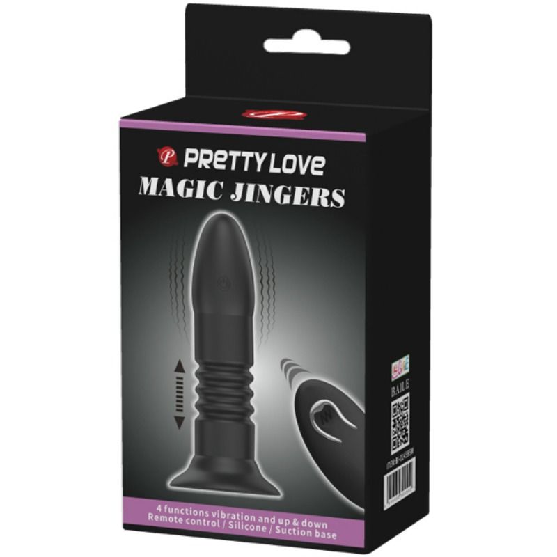 PRETTY LOVE - PLUG MAGIC JINGER HAUT ET BAS ET VIBRATION PRETTY LOVE BOTTOM