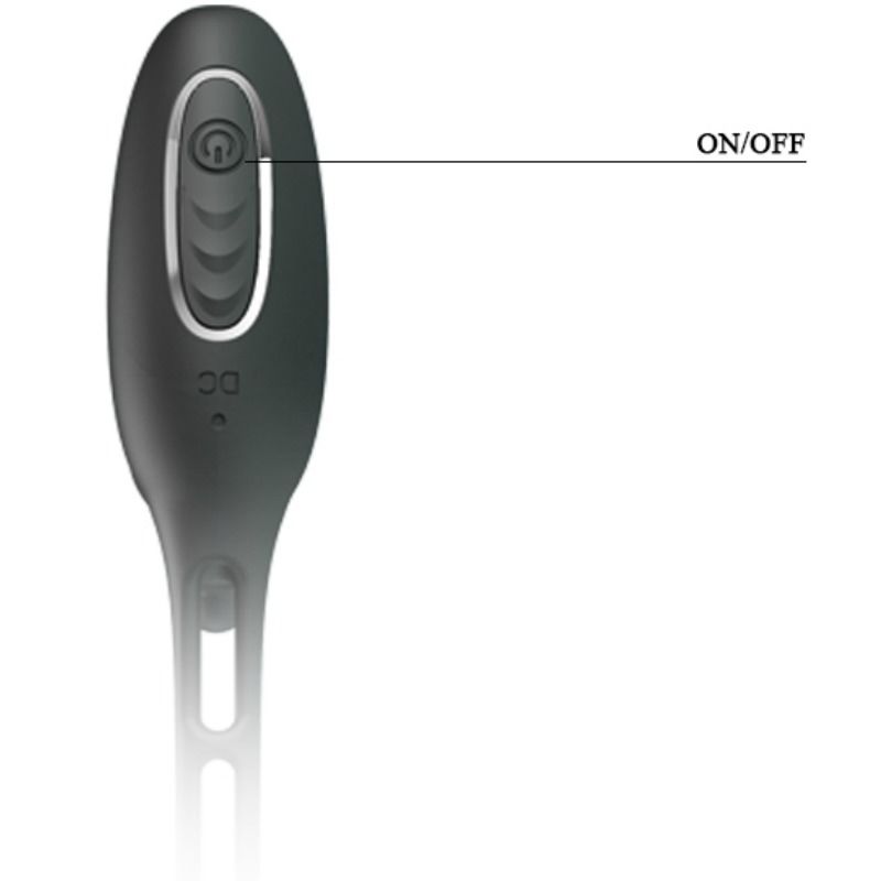 PRETTY LOVE - ANNEAUX PÉNIS AVEC PLUG VIBRATEUR PRETTY LOVE