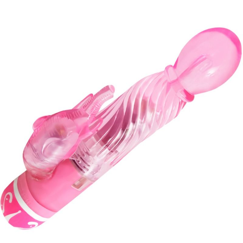 BAILE - VIBRATEUR MULTIVITESSES AVEC STIMULATEUR ROSE BAILE VIBRATORS