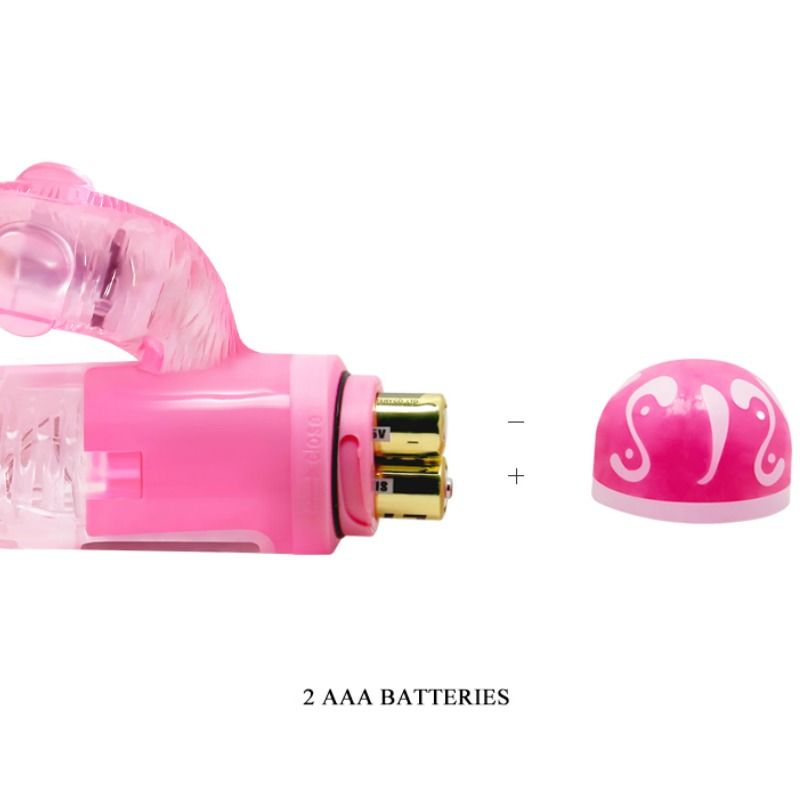 BAILE - VIBRATEUR MULTIVITESSES AVEC STIMULATEUR ROSE BAILE VIBRATORS