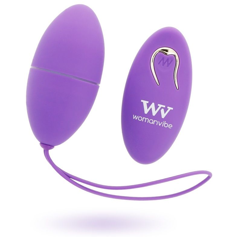 WOMANVIBE - ALSAN EGG TELECOMMANDE SILICONE VIOLET WOMANVIBE