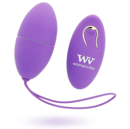 WOMANVIBE - ALSAN EGG TELECOMMANDE SILICONE VIOLET WOMANVIBE