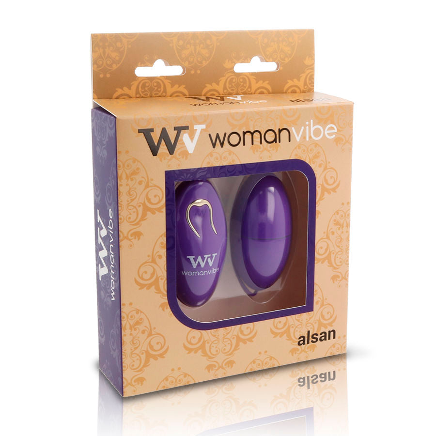 WOMANVIBE - ALSAN EGG TELECOMMANDE SILICONE VIOLET WOMANVIBE