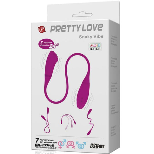PRETTY LOVE - VIBRATEUR SMART SNAKY VIBE 2 MOTEURS PRETTY LOVE SMART