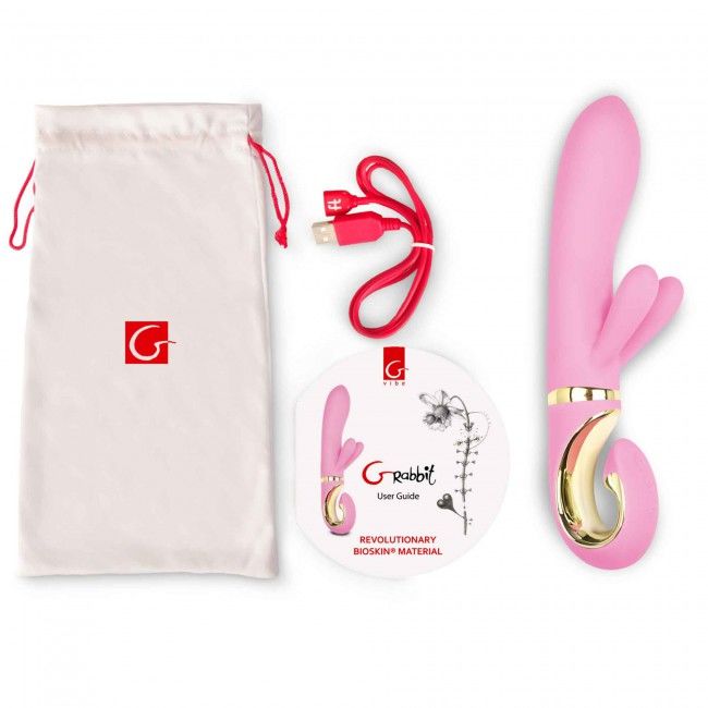 G-VIBE - VIBRATEUR G-RABBIT ROSE RAMPANT BUNNY G-VIBE