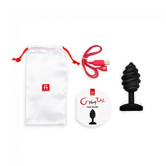 G-VIBE - GPLUG TWIST AVEC VIBRATION NOIR G-VIBE