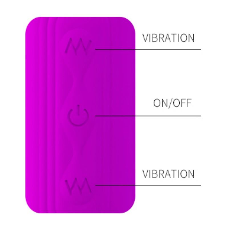 PRETTY LOVE - STIMULATEUR UNISEXE DREAM LOVERS WHIP 2 PRETTY LOVE SMART