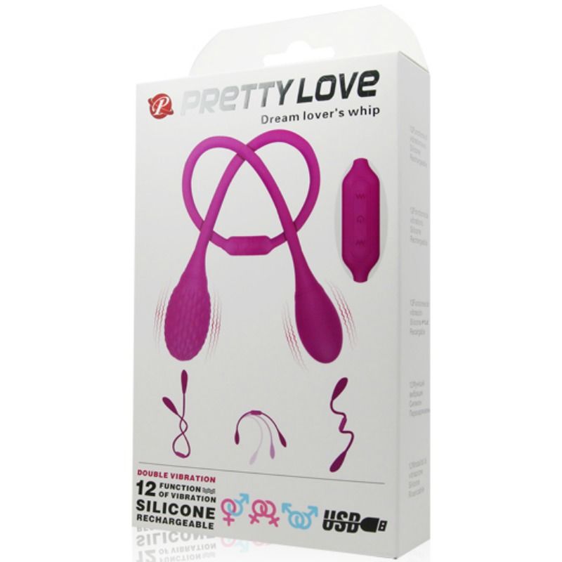 PRETTY LOVE - STIMULATEUR UNISEXE DREAM LOVERS WHIP 2 PRETTY LOVE SMART