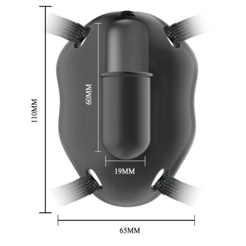 PRETTY LOVE - STRAP ON AVEC BALLE VIBRANTE CARTER PRETTY LOVE