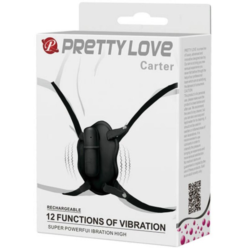 PRETTY LOVE - STRAP ON AVEC BALLE VIBRANTE CARTER PRETTY LOVE