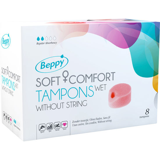 BEPPY - TAMPONS SOFT CONFORT HUMIDE 8 UNITÉS BEPPY