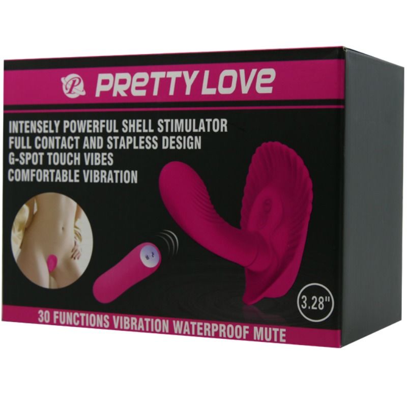 PRETTY LOVE - COQUILLE STIMULANTE TÉLÉCOMMANDE PRETTY LOVE FLIRTATION
