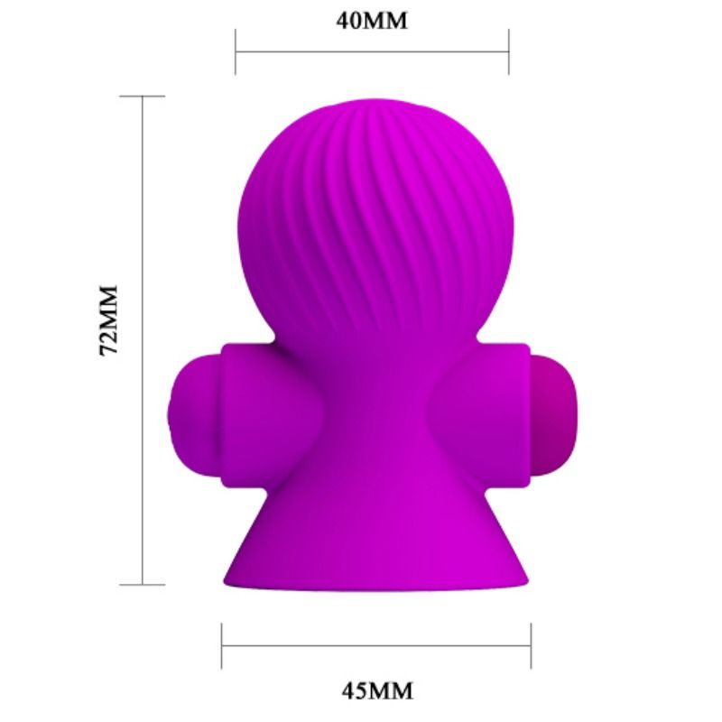 PRETTY LOVE - STIMULATEURS DE NIPPLE 12 MODES VIBRATION LILAS PRETTY LOVE SMART