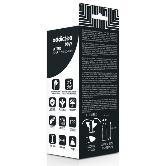 ADDICTED TOYS - ALLONGEZ VOTRE PÉNIS 16 CM ADDICTED TOYS